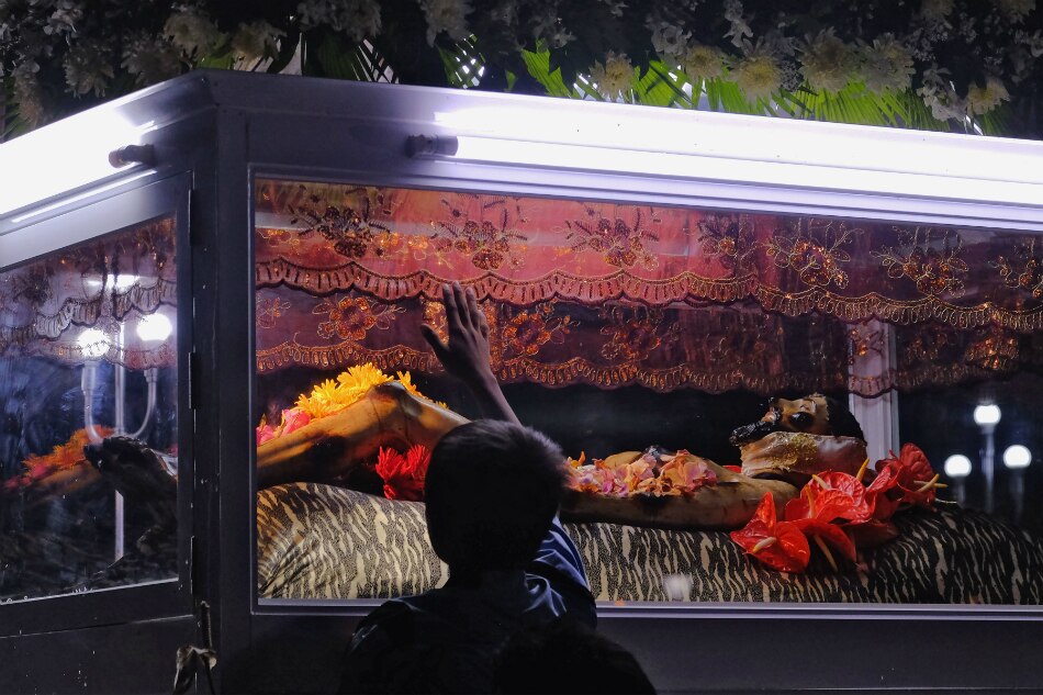 LOOK: La Santa Muerte leads Holy Week procession in Cebu 13