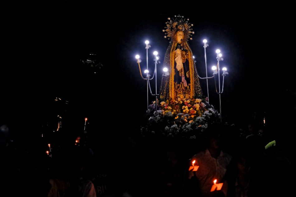 LOOK: La Santa Muerte leads Holy Week procession in Cebu 9