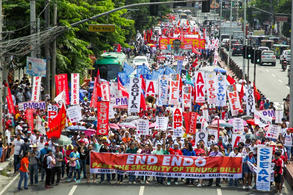 SLIDESHOW: Labor Day protests | ABS-CBN News