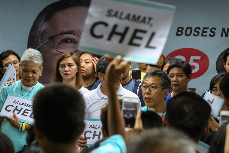 After loss, Diokno asks supporters to ‘chelebrate’ start of battle 1