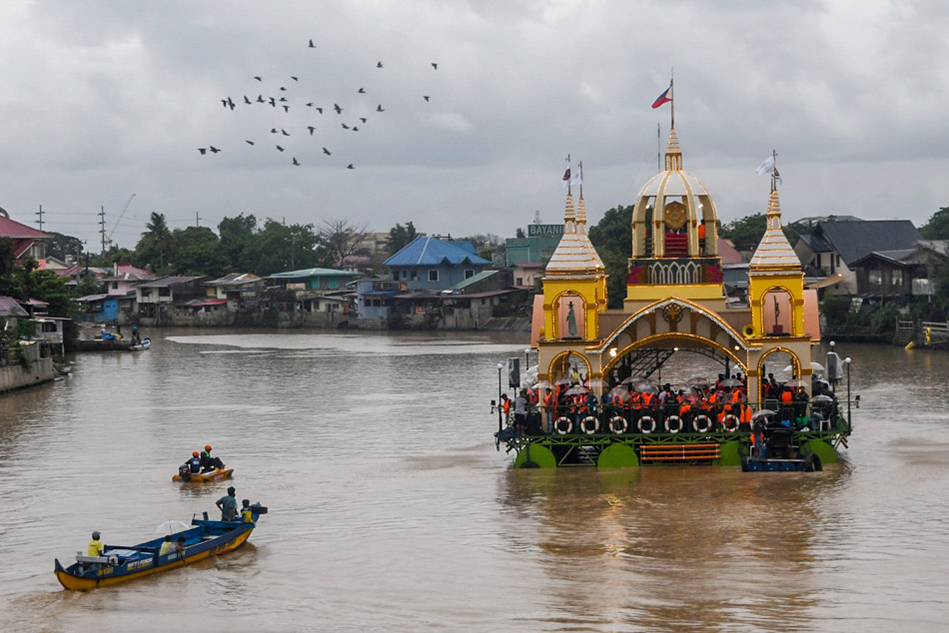 The Bocaue Pagoda sails down the river | ABS-CBN News