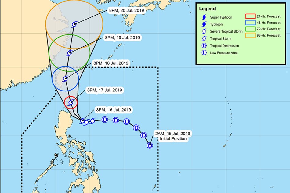 Signal no. 2 raised over northeastern Cagayan, Batanes as &#39;Falcon&#39; nears Luzon 2