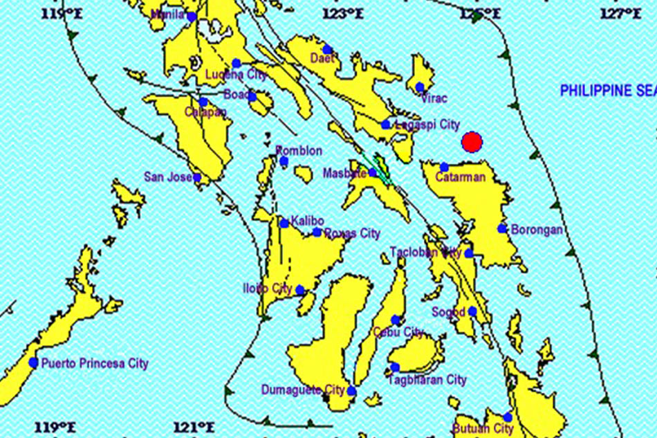 Magnitude 5 quake hits Northern Samar 1