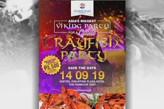 Feast like a viking with a cause at this crayfish party