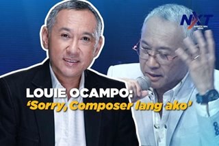 Louie Ocampo: 'Sorry, composer lang ako'