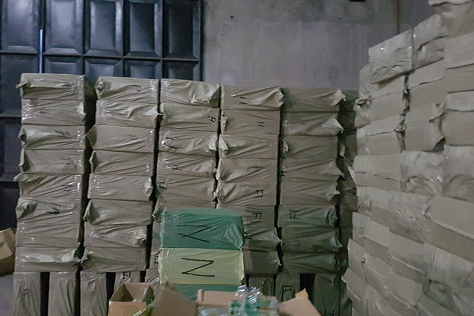 1,500 boxes of fake cigarettes, filter rods seized in Bacolod 1