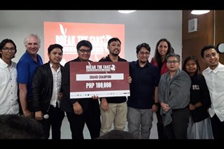 PH team bags grand prize in international hackathon against fake news