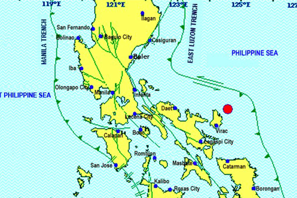 Magnitude-5 quake jolts Catanduanes; no damage expected 1