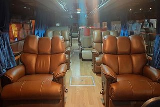 LOOK: Bus company offers oversized recliner seats for trips to Naga