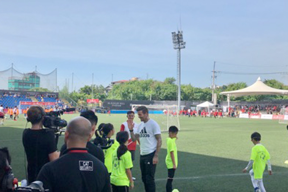 David Beckham bats for health and wellness during his visit in Manila 1