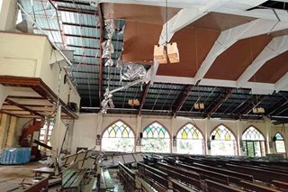 Church roof collapses