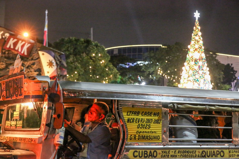 Giant Christmas tree lights up Manila 12