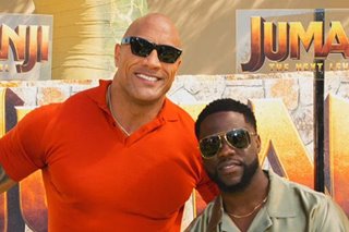 Dwayne Johnson, Kevin Hart bida sa bagong 'Jumanji' movie
