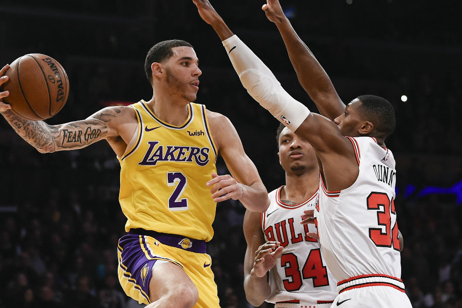 Ball Rolls For Lakers In Win Against Reeling Bulls Abs Cbn News
