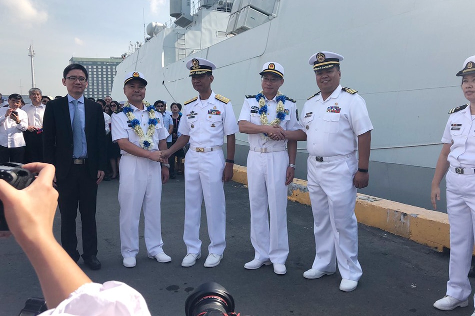 &#39;New era&#39;: 3 Chinese warships in Manila for goodwill visit 3