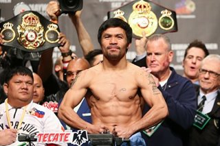 Pacquiao on Mayweather rematch: Let's talk about that after Broner fight
