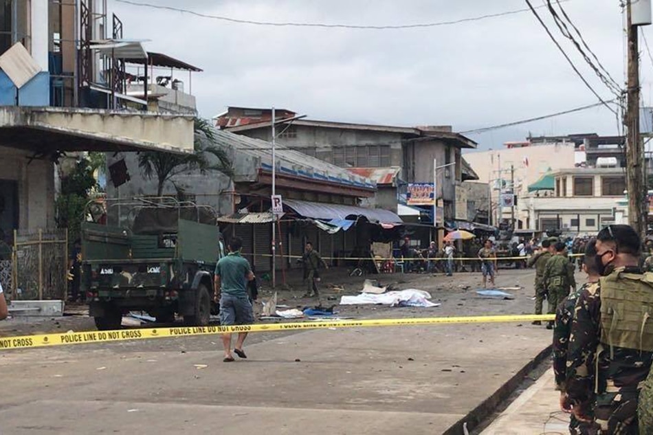 Several killed, dozens wounded in twin blasts at Jolo church 10