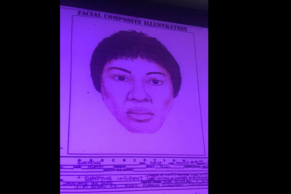 Police release sketch of suspect in QC barangay chair&#39;s slay 1