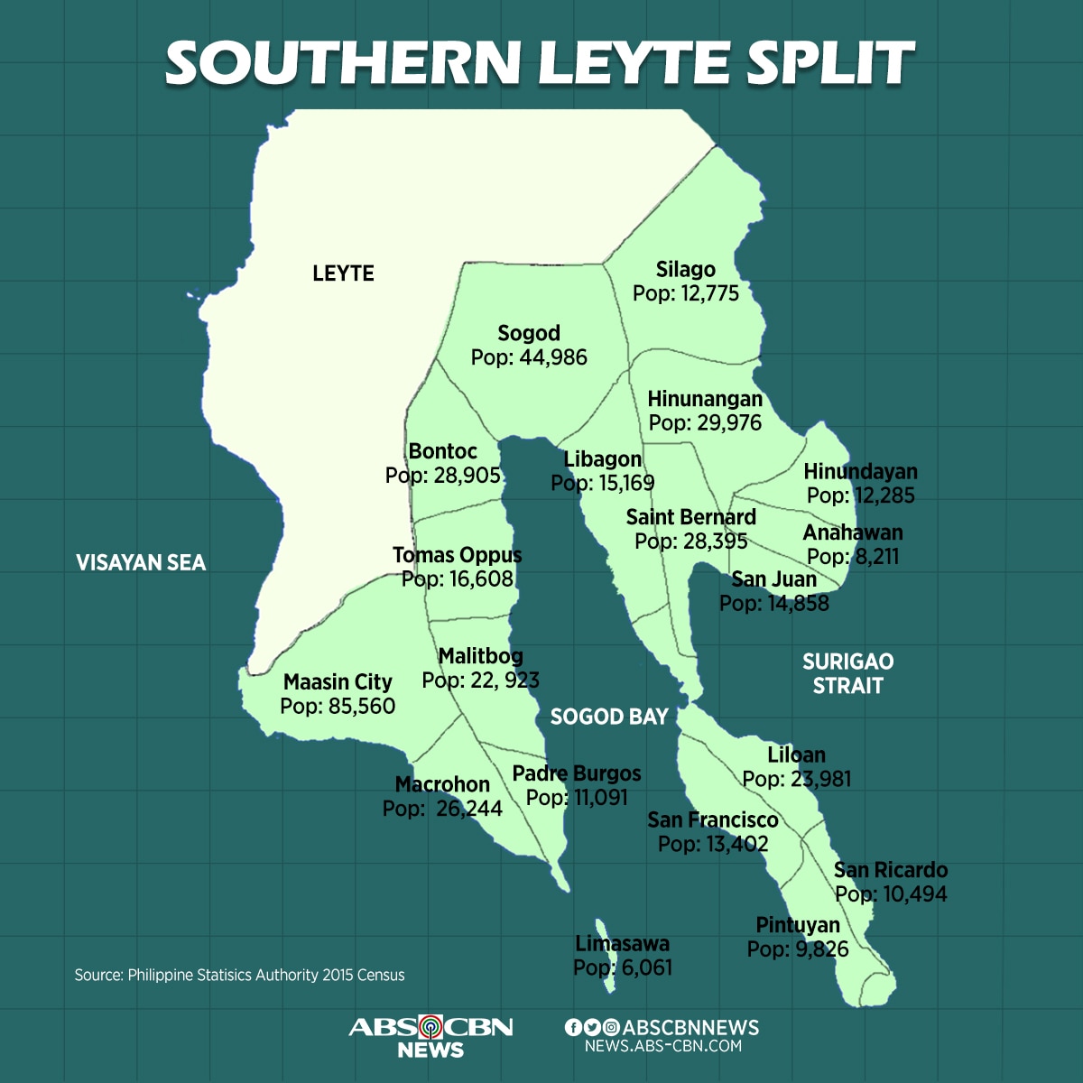 Leyte Philippines Map