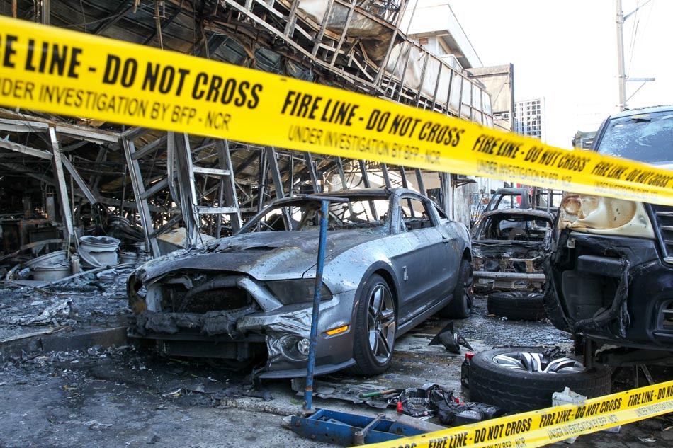 What's left after Autoplus car shop fire
