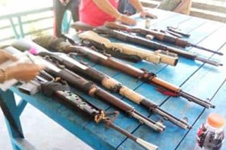 Civilians turn over loose firearms in Tawi-Tawi town