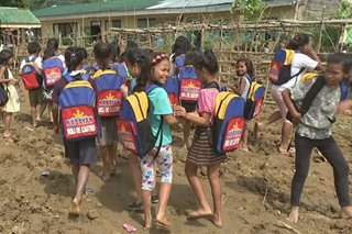 Bag, school supplies handog sa mga nasalanta ng 'Usman' sa CamSur