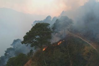 2 forest fire, sumiklab sa Benguet