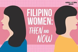Filipino women: Then and now