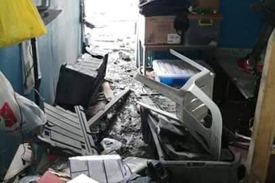 Blast Hits Davao City Police Station Abs Cbn News 