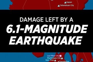 INFOGRAPHIC: The damage left by the 6.1-magnitude Luzon earthquake