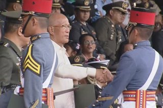 For the first time, Duterte lets Defense chief hand out diplomas to PMA graduates