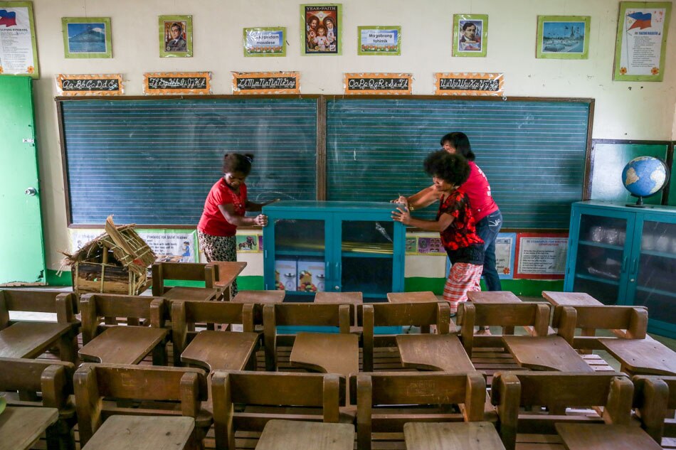 After the quake: Nabuclod’s Aeta school copes with the damage | ABS-CBN ...