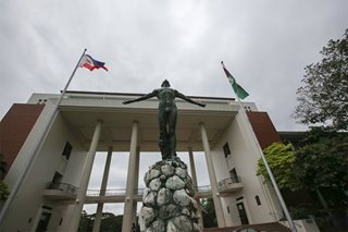 Pagtuturo ng martial law sa UP Diliman, suportado ng Palasyo
