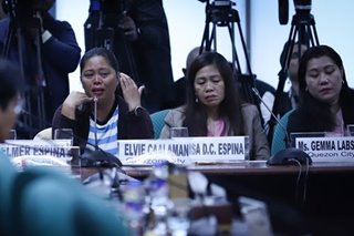 Mga ina ng mga 'ni-recruit ng mga militante' umapela ng tulong sa Senado