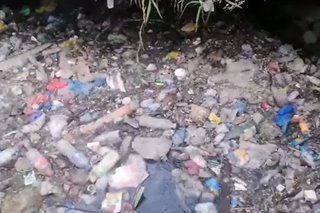 Barangay sa Davao City kinalampag ng dayuhan dahil sa basura sa estero