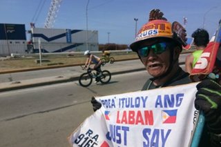 'Say no to drugs, say yes to sports', man advocates in Cebu triathlon
