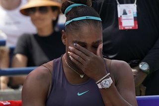 Tennis: Tearful Serena retires injured in Toronto final