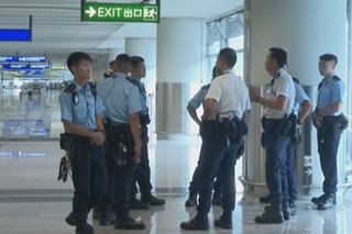 Seguridad sa Hong Kong airport hinigpitan