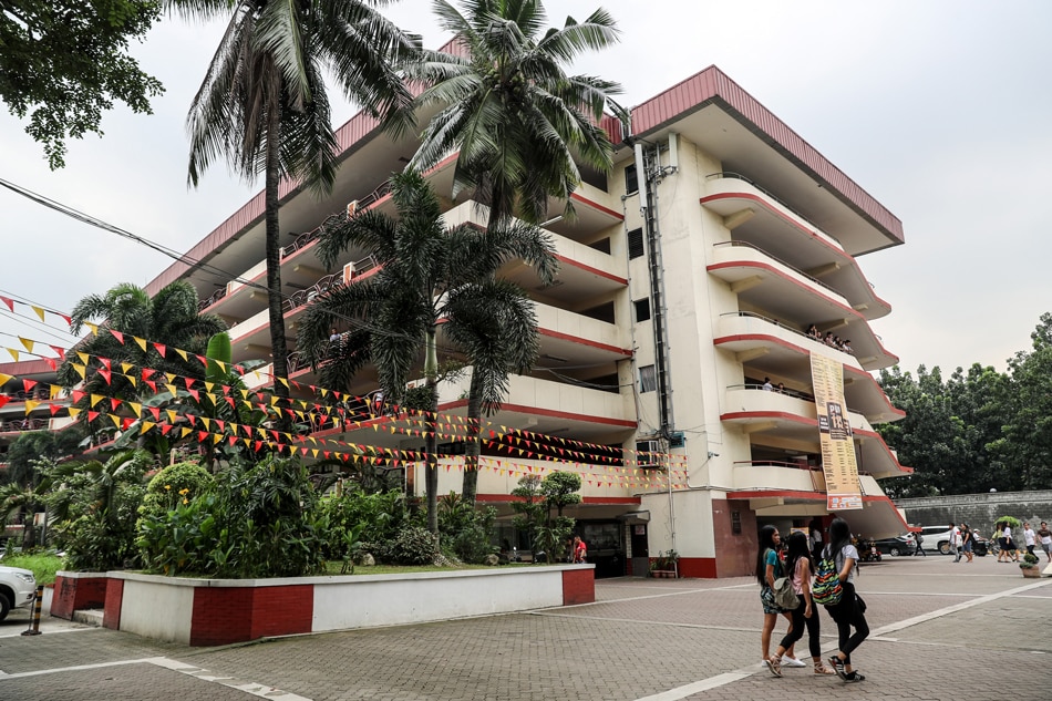 Students walk inside the campus of Polytechnic University of the Philippines (PUP) Sta. Mesa. September 29, 2017. ABS-CBN News/Jonathan Cellona, file