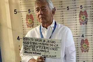 Citing chest pains, Yasay rushed to hospital following arrest