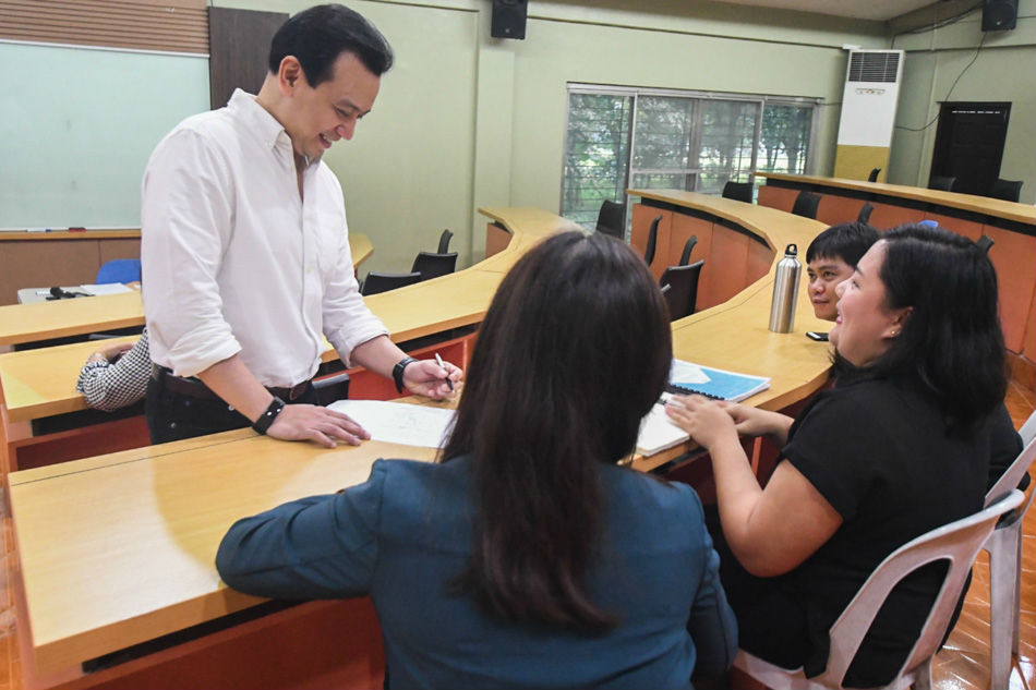 Terror or cool prof? Trillanes gives teaching a try amid opposition duties 1