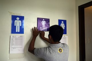 TINGNAN: 'Gender neutral' na mga banyo sa Quezon City Hall