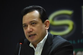 How would Trillanes act in Duterte’s presence at Senate?