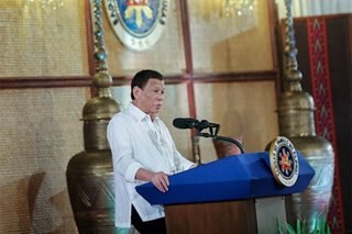 DOJ chief: Don't take Duterte's 'dead or alive' order literally