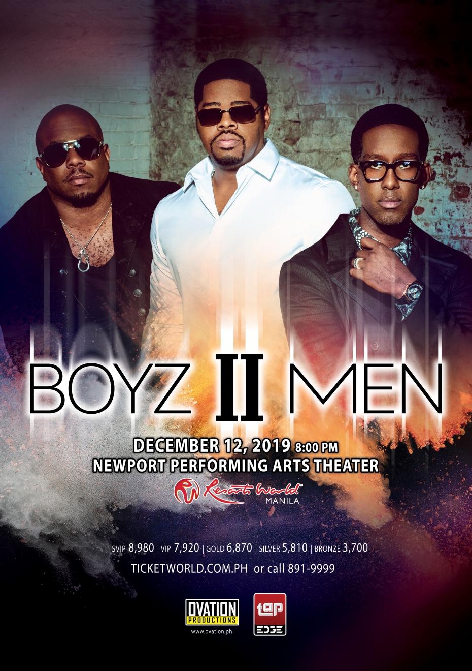 Boyz II Men to return to Manila in December for concert ABSCBN News
