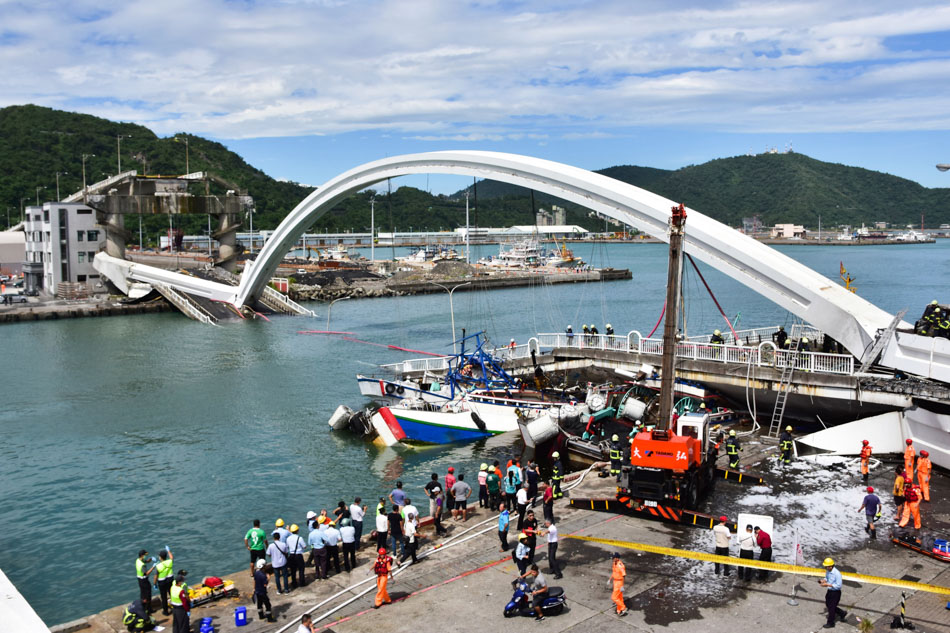 5 Pinoys hurt in Taiwan bridge collapse 1