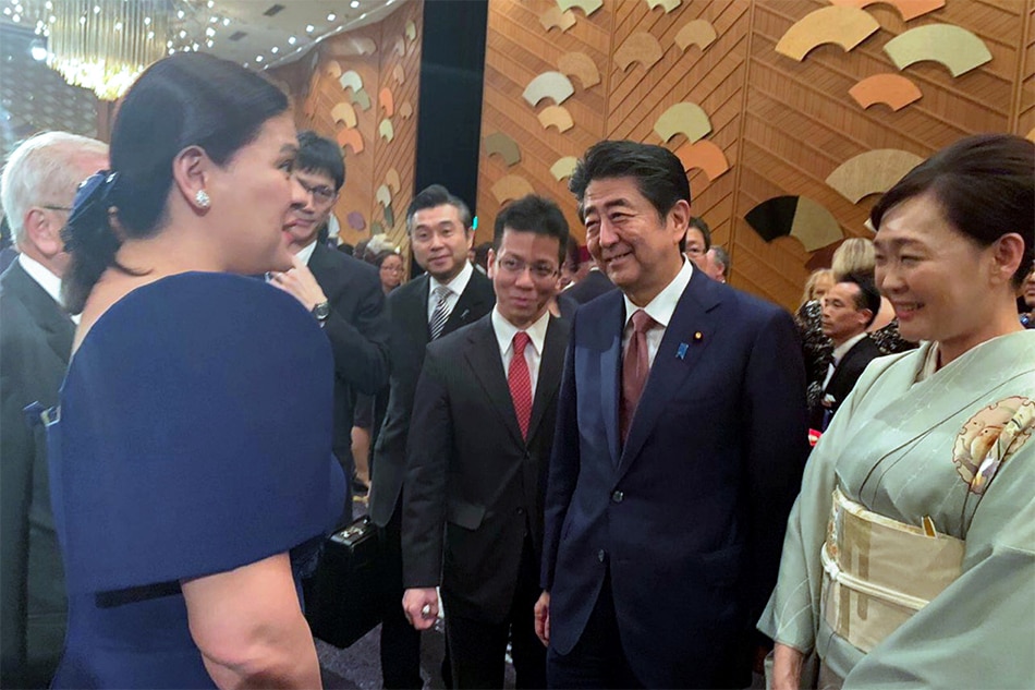LOOK: Sara meets Myanmar&#39;s Suu Kyi, Thailand&#39;s Prayuth in Japan 1