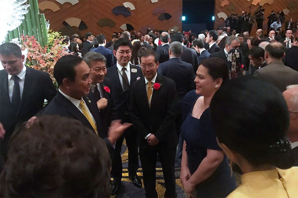 LOOK: Sara meets Myanmar&#39;s Suu Kyi, Thailand&#39;s Prayuth in Japan 3