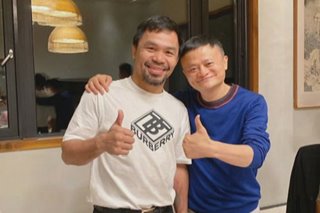Manny Pacquiao bumisita sa farm ni Jack Ma