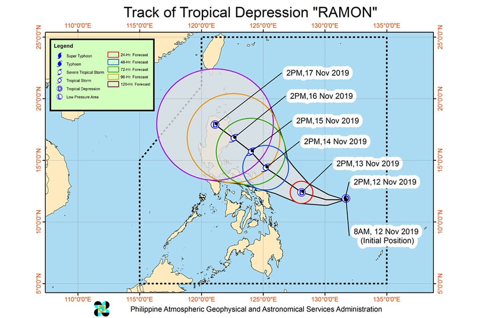 Signal No. 1 raised over Eastern Samar as &#39;Ramon&#39; moves West 1